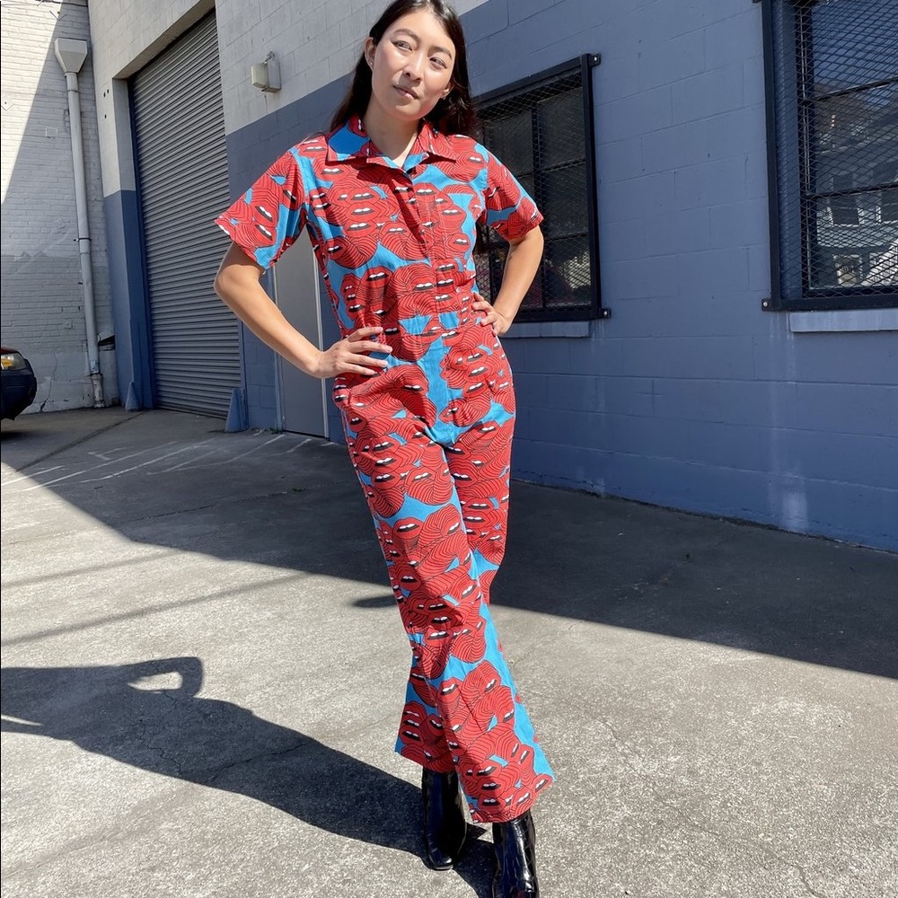 Nooworks SOLD OUT Lydia Ortiz Mouths Coveralls Medium - ONE day only